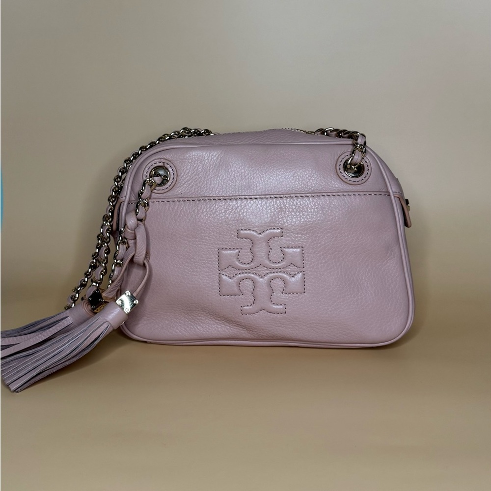 Tory Burch Pink Leather Crossbody Bag